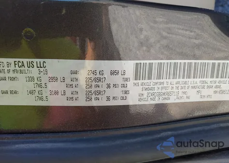 2019 Dodge Grand Caravan Se from USA, damaged, VIN 2C4RDGBGXKR657119